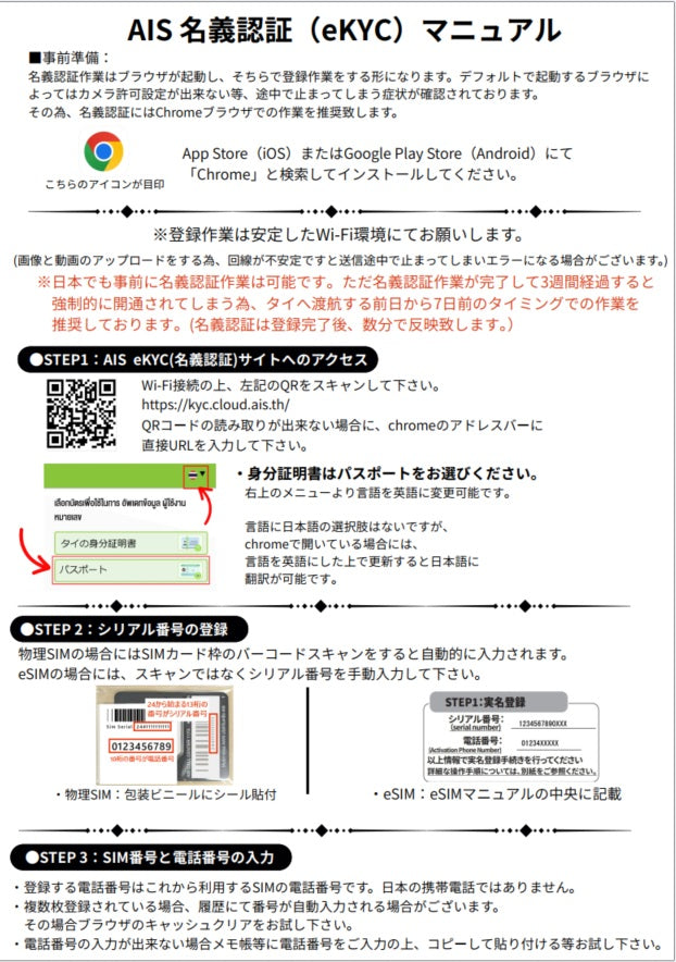 【タイeSIM】タイAIS sim 利用期間10日間 データ通信使い放題 タイプリペイドSIM　※esimの為、物理SIMの発送はありません。