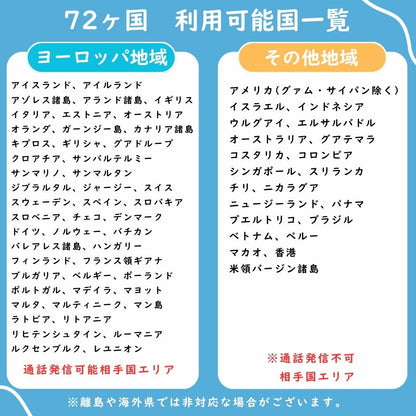 【ThreeUK】ヨーロッパ72ヵ国 プリペイドSIM データ容量18GB　利用期間7日 ロ ーミングSIM　ヨーロッパ利用可能国への無料通話付き