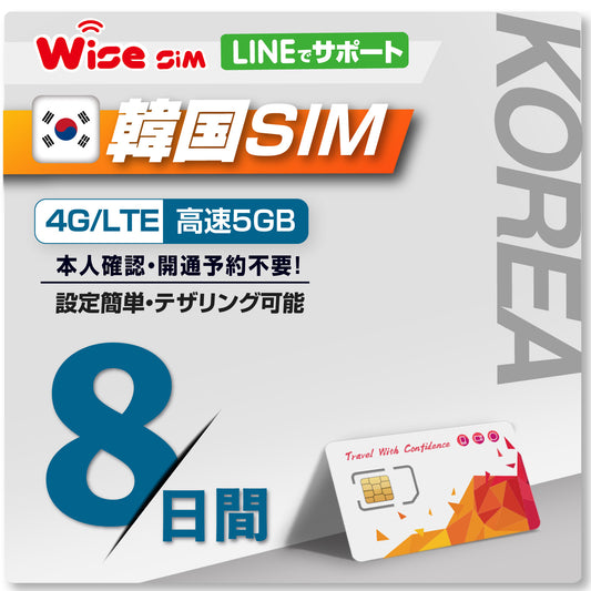 韓国 eSIMプリペイドSIM