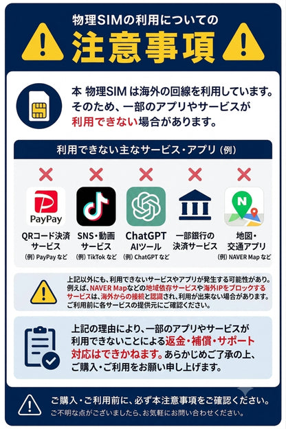 【日本・韓国SIM】利用日数5日 データ通信使い放題 4G高速通信 データ通信専用　※SIM有効期限2026年12月31日まで