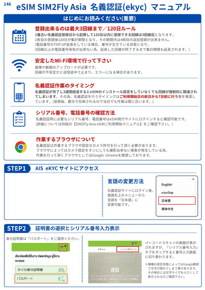 【eSIM】『SIM有効期限2026年12月31日迄 』 SIM2Flyアジア33カ国 利用日数8日 データ容量6GB  アジア プリペイドSIM / ※esimの為、物理SIMの発送はありません。