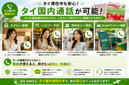 【タイeSIM】AIS 利用日数7日 速度が一定で使い放題 タイ プリペイドSIM ※eSIMの為、物理SIMの発送はありません。